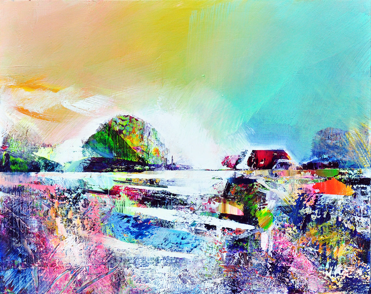 Peter Meijer — Landscape, acryl op linnen