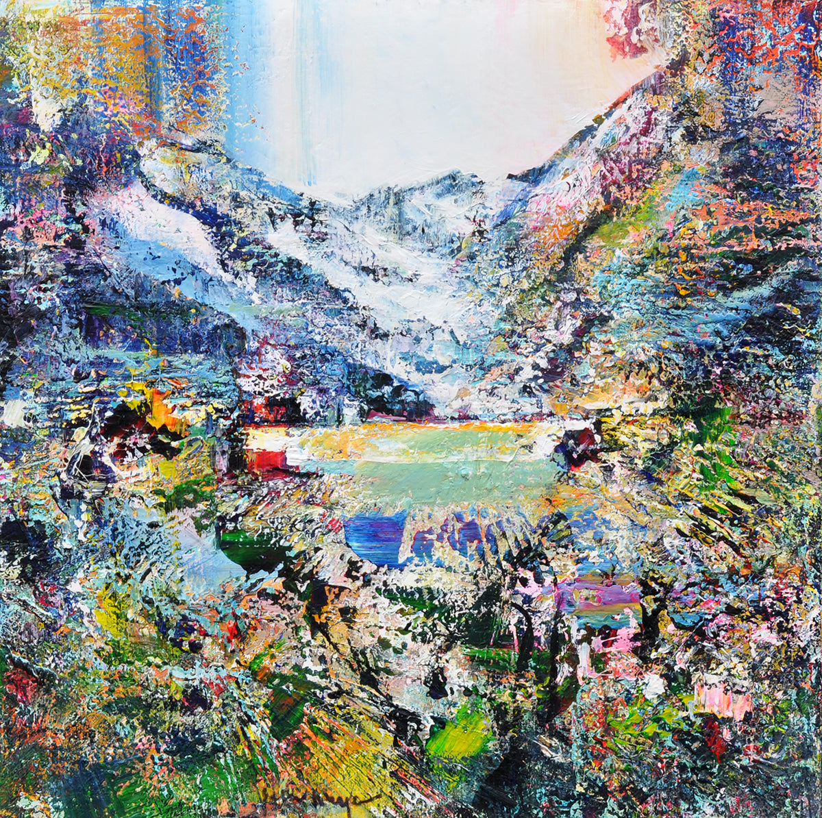 Peter Meijer — Alps, acryl op linnen