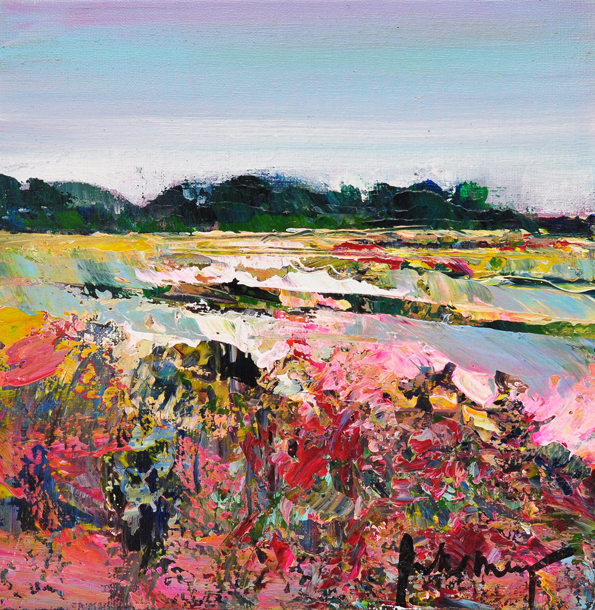 Peter Meijer — Summer Light on the Coast, acryl op linnen