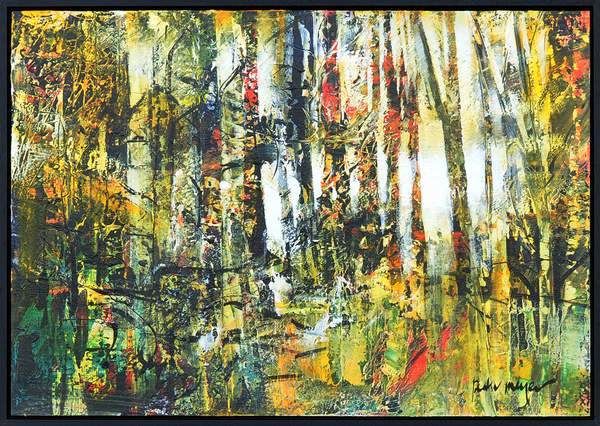 Peter Meijer — Clairiere, acryl op paneel