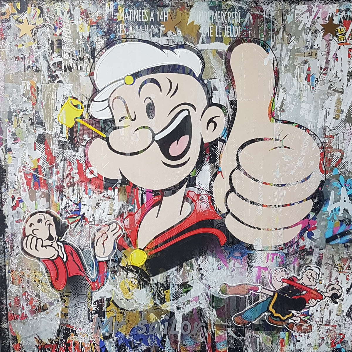 Micha Baker — Popeye, epoxy