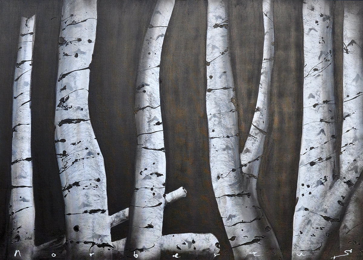 Norbertus — Into the woods, acryl op linnen
