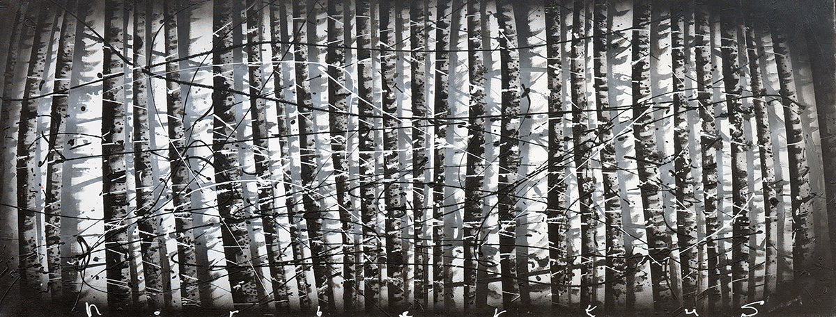Norbertus — Black forest, acryl op linnen