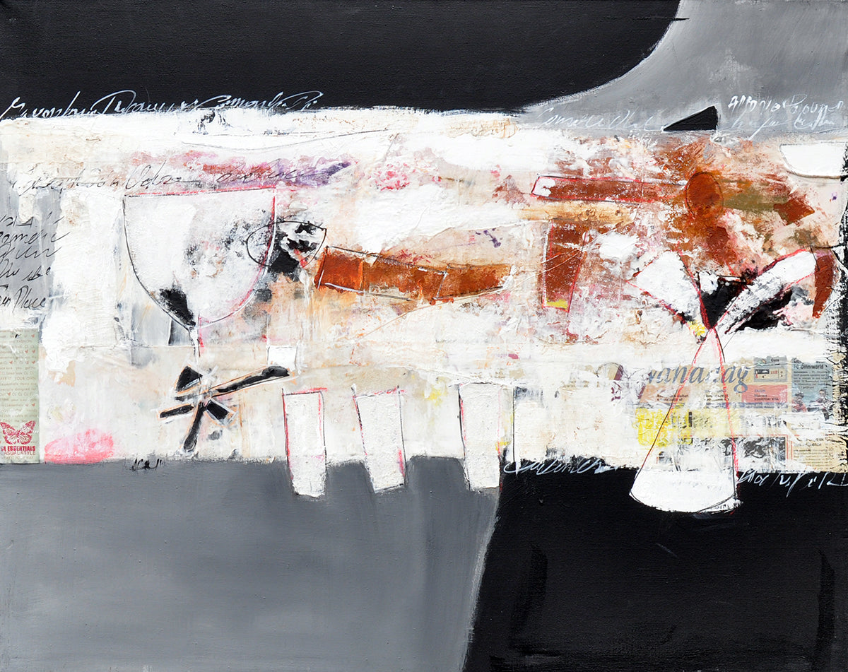 Antonio Poioumen — Uit de serie 9, gemengde techniek