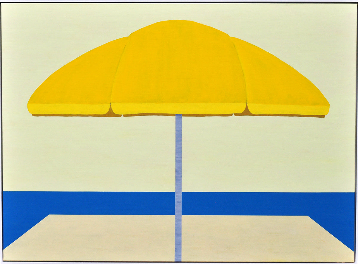 Frank van Roessel — Alone With Yellow, acryl op linnen