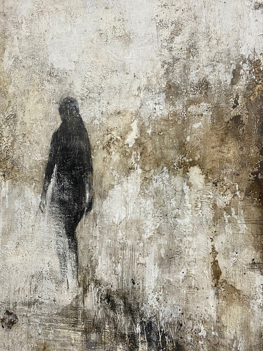 Suus Kooijman — On my way, mixed media met bijenwas
