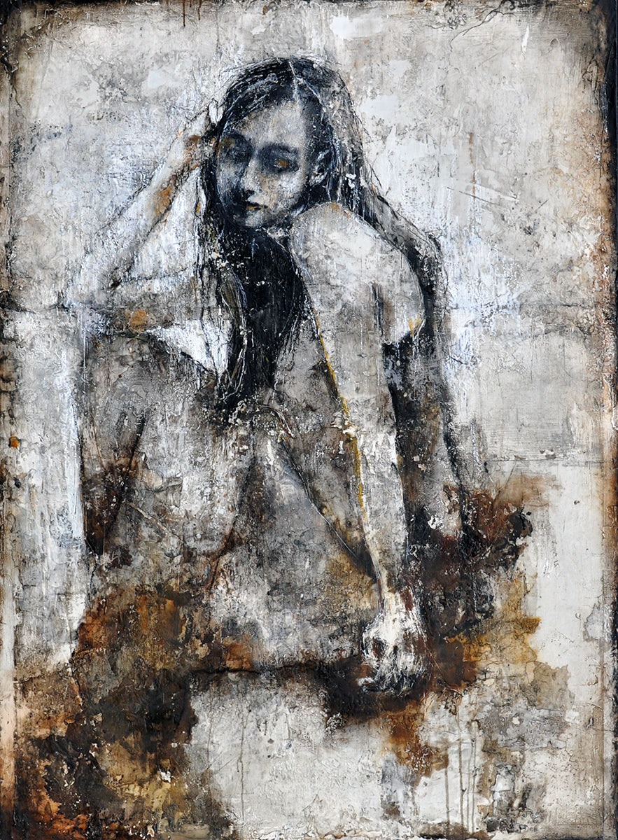 Suus Kooijman — Woman 2021, mixed media met bijenwas