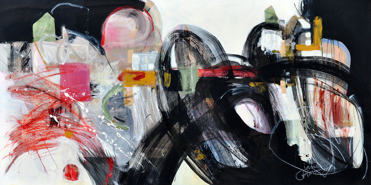 Janet Timmerije — Abstract 1, mixed media