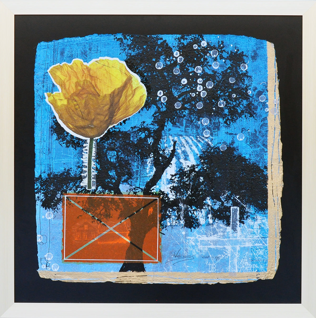 Mark Verdoes — Blue Mystic, zeefdruk