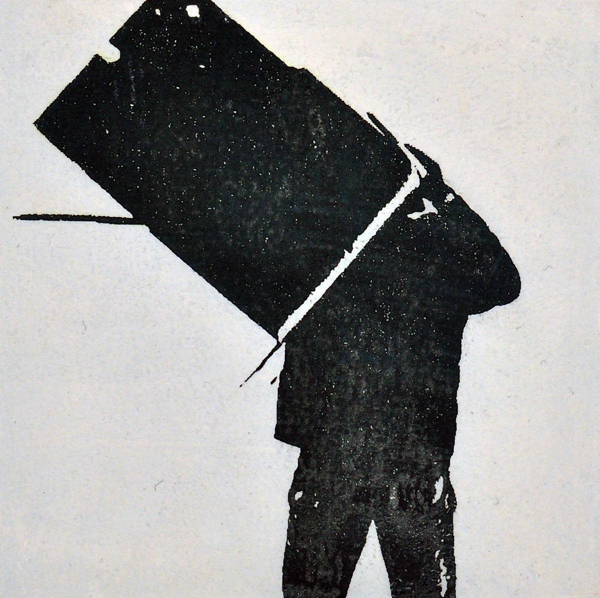 Marijke Vijfhuizen — Matt the mover, foto transfer op hout
