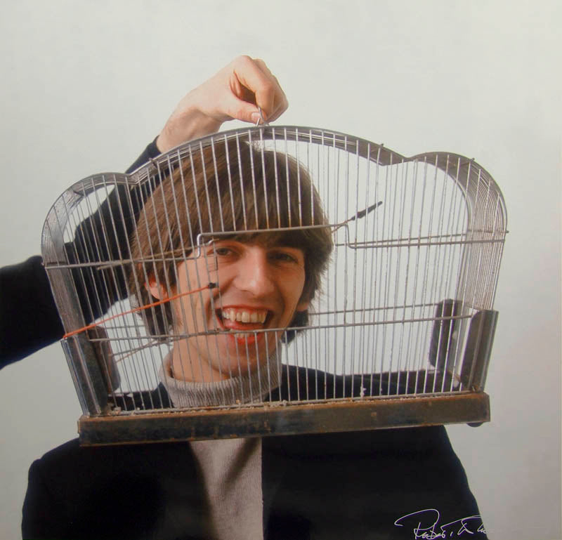 Robert Whitaker — Cage, photo signed