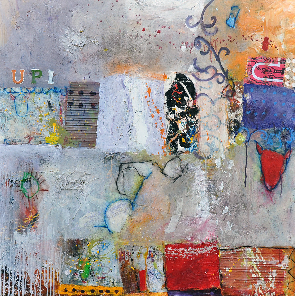 Alexander Vogels — Storyteller C, acryl op linnen