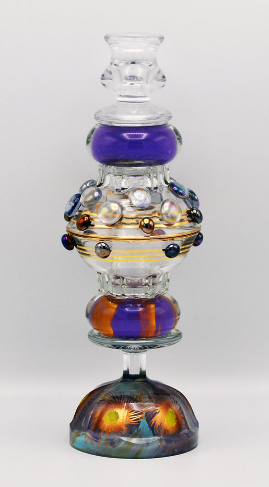 Ans Bakker — Glanskandelaar 002, glas