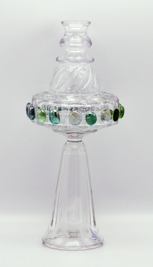 Ans Bakker — Glanskandelaar 005, glas