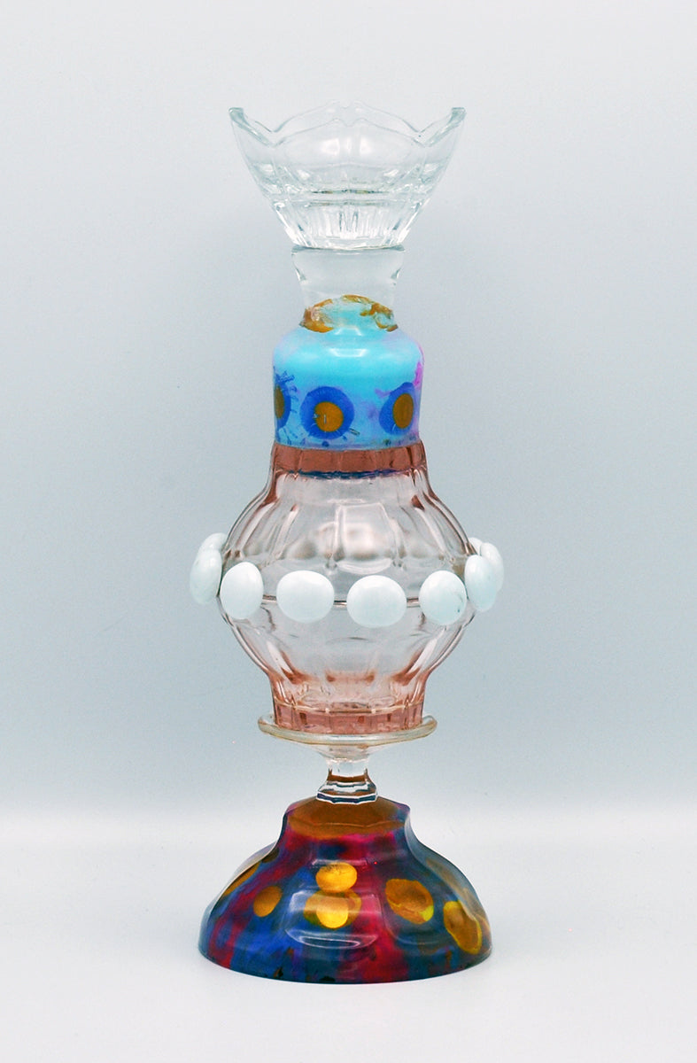 Ans Bakker — Glanskandelaar 009, glas