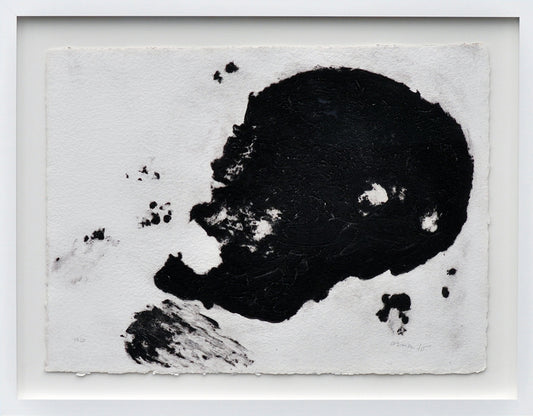 Armando — Der Kopf (Schwarz), carborundum ets
