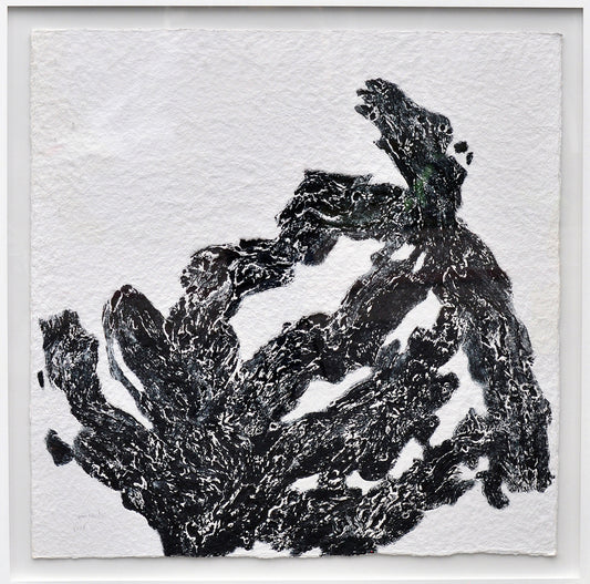 Armando — Zonder titel III (Schwarz), materie-ets met carborundum
