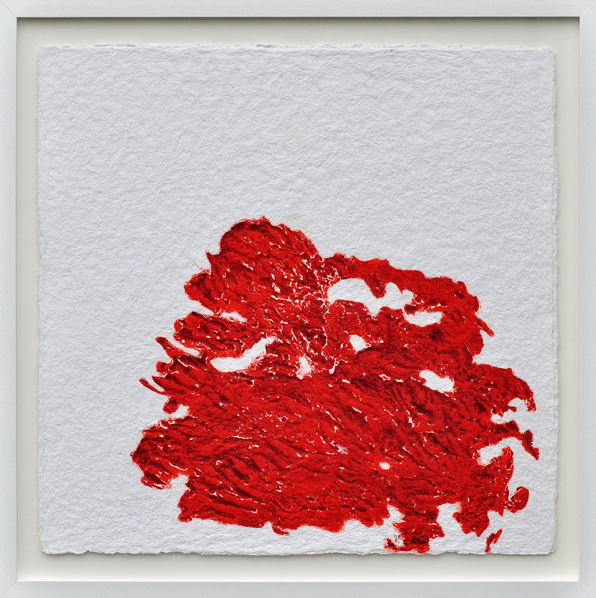 Armando — ZT I (Rot), materie-ets met carborundum