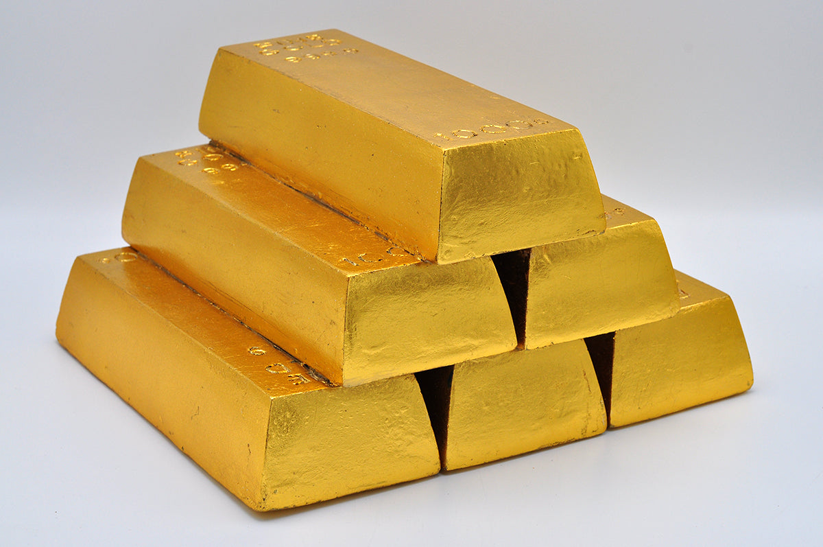 Mr. Banks — 6 Gold Bars, resin
