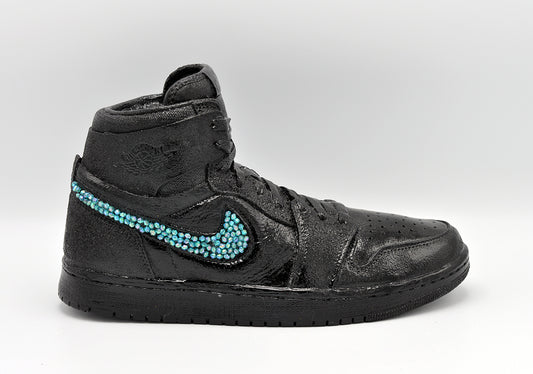 Mr. Banks — The High Black Shoe (aqua), resin