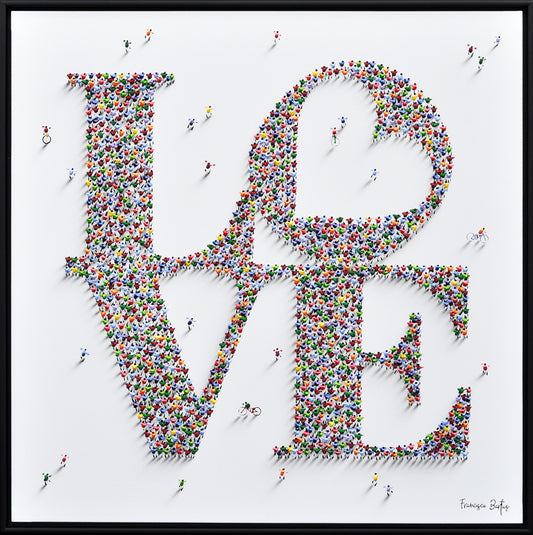 Francisco Bartus — Eternal Love, acryl op linnen