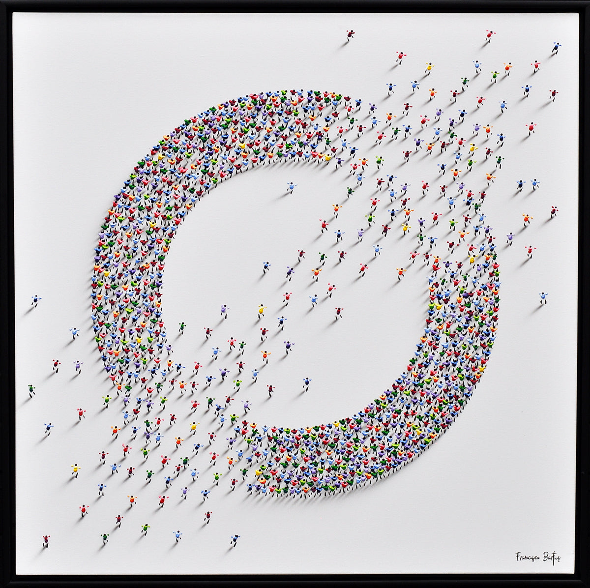 Francisco Bartus — The Open Circle, acryl op linnen