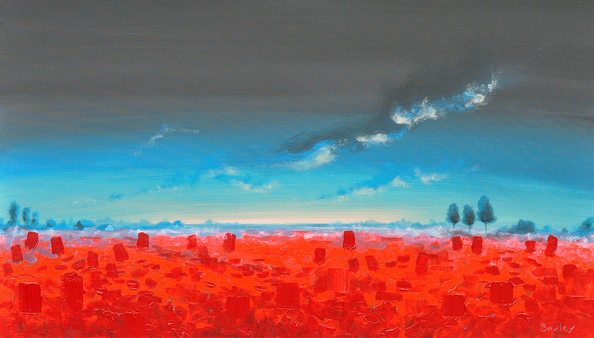 Finn Baxley — Apple Valley, acryl op linnen