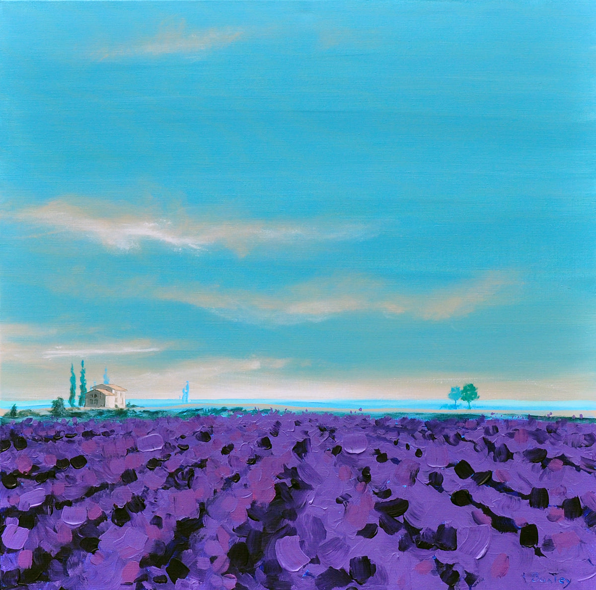 Finn Baxley — Provence, acryl op linnen