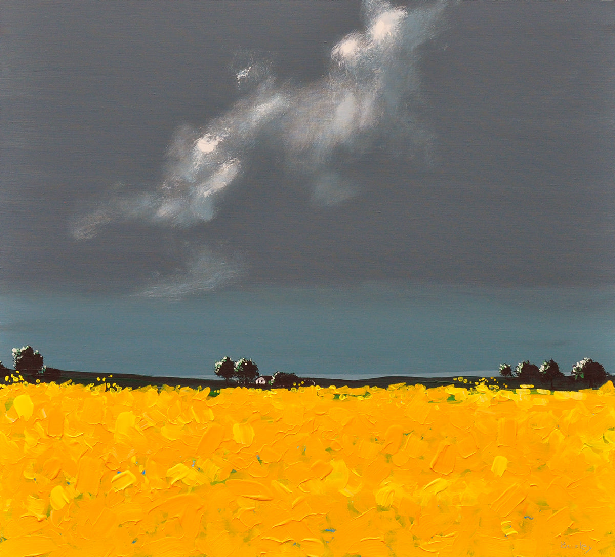 Finn Baxley — Cold evening, acryl op linnen