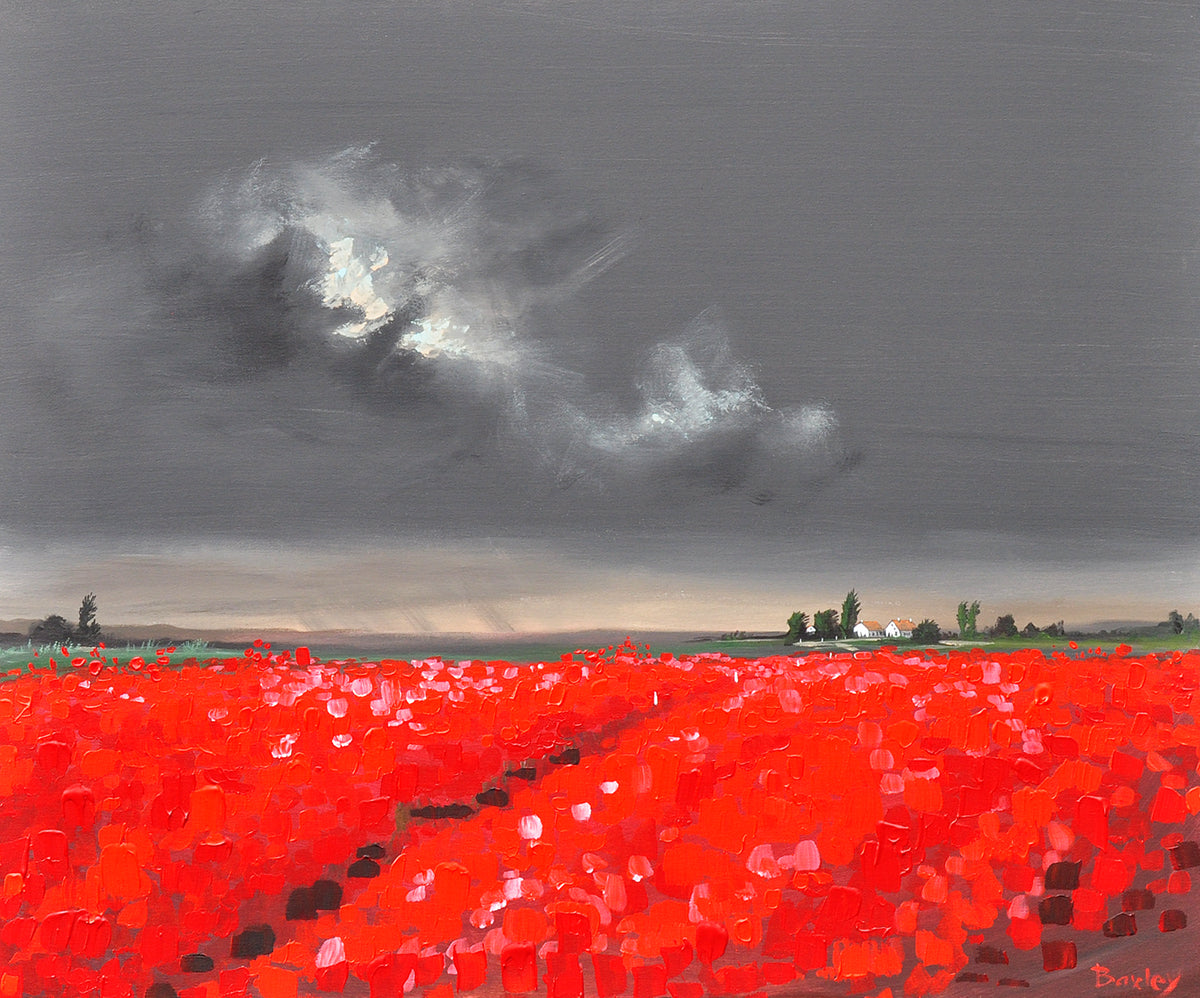 Finn Baxley — Velvet Hills, acryl op linnen