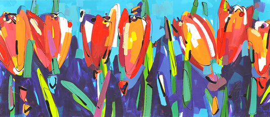 Marieke Bekke — Rodi Tulpi, acryl op linnen