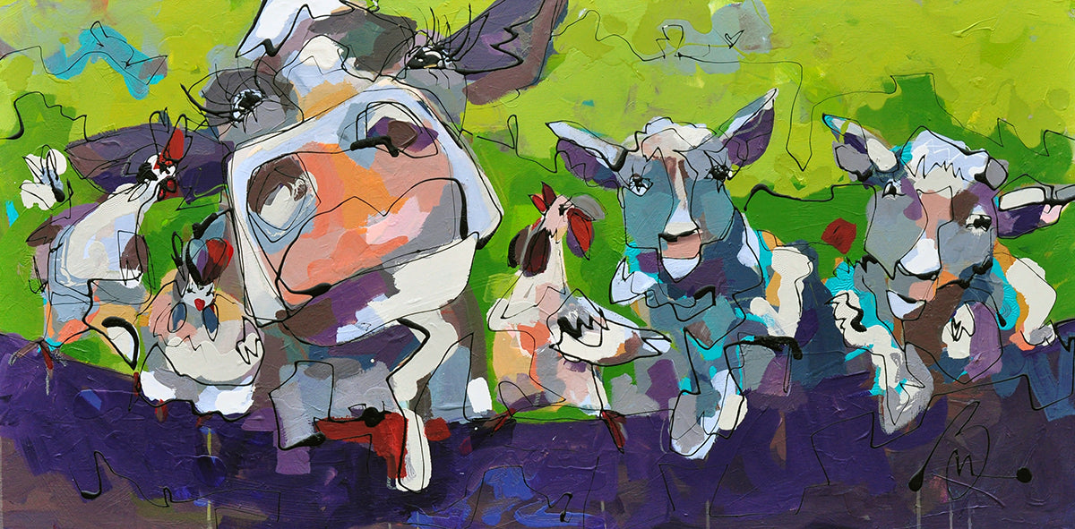 Marieke Bekke — Jeehoee, acryl op linnen