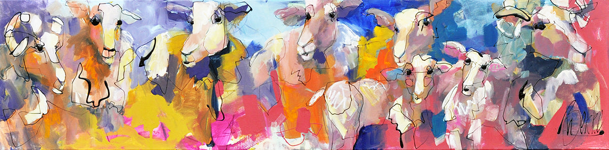 Marieke Bekke — Blheee eeee, acryl op linnen