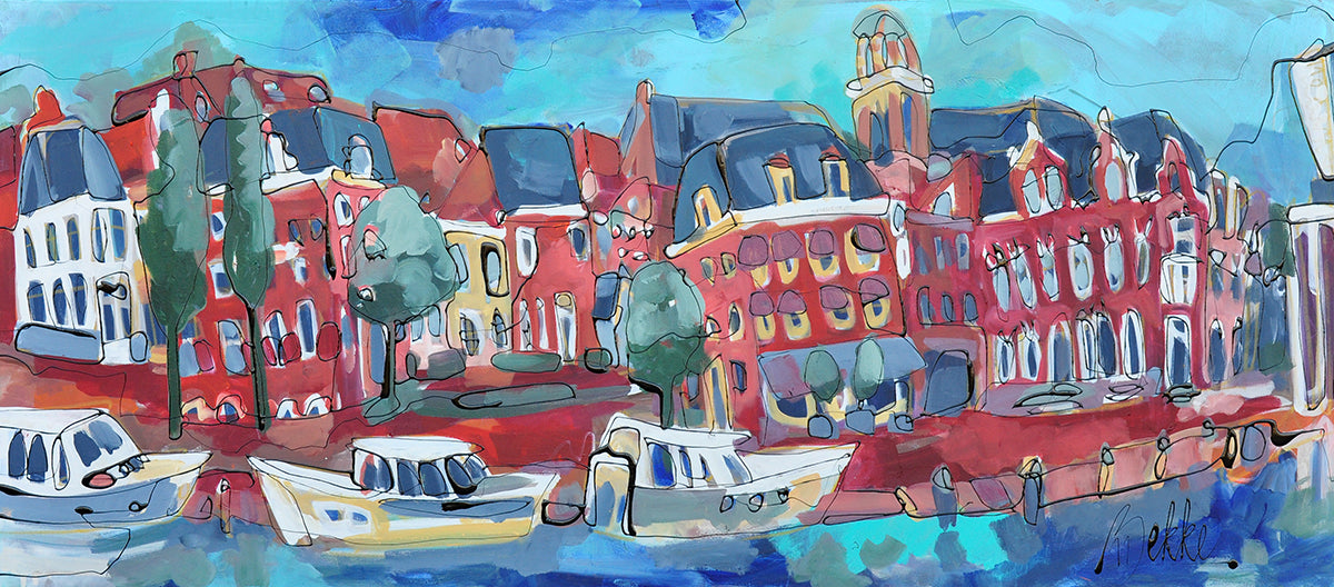 Marieke Bekke — ZoZwolle, acryl op linnen