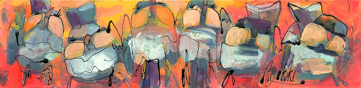 Marieke Bekke — First Sunshine, acryl op linnen