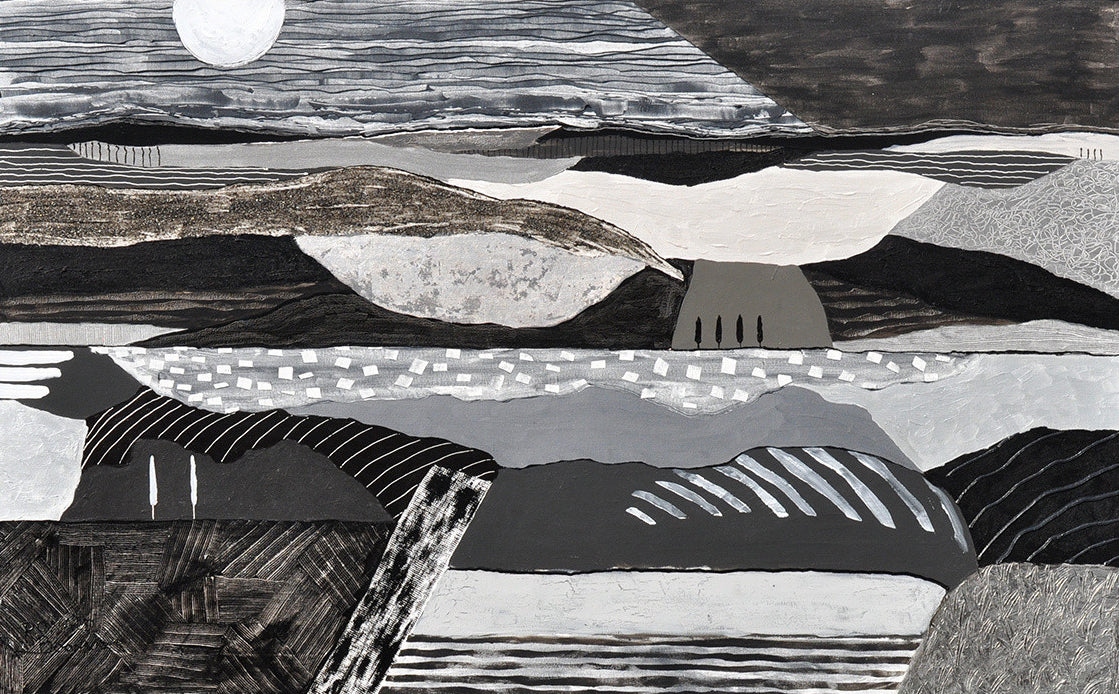 Ronald Boonacker — Night Sky V, acryl op linnen
