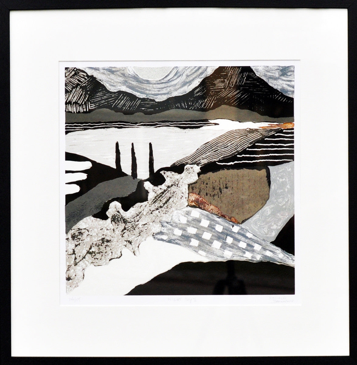 Ronald Boonacker — Night Sky II, zeefdruk