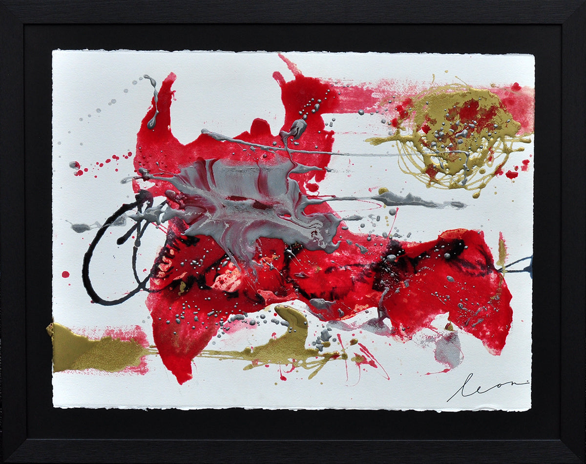 Leon Bosboom — Toro Poderoso, acryl/epoxy op papier