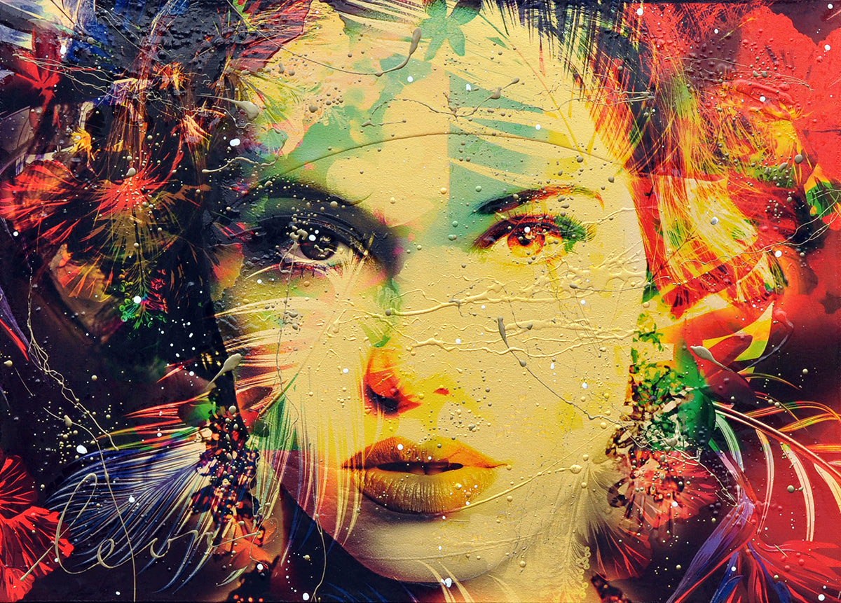 Leon Bosboom — Lady Nord, acryl/epoxy op linnen