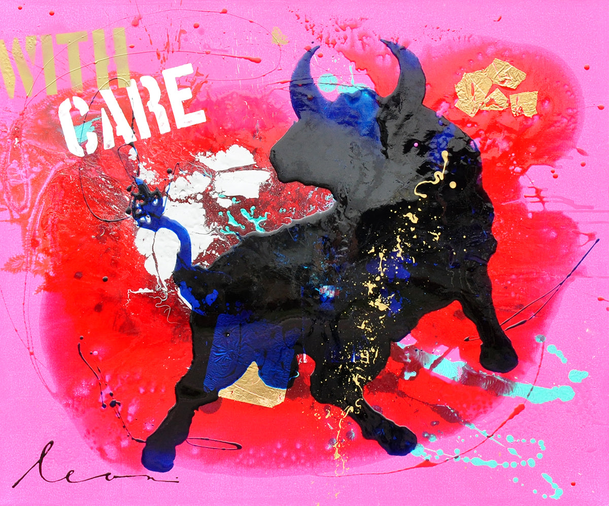Leon Bosboom — Toro Care, acryl/epoxy op linnen