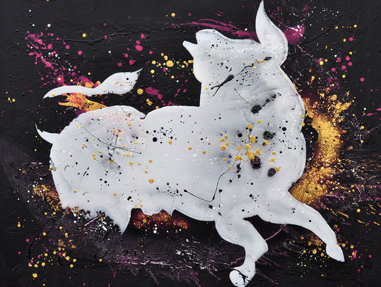 Leon Bosboom — Toro Creacion, acryl/epoxy op linnen
