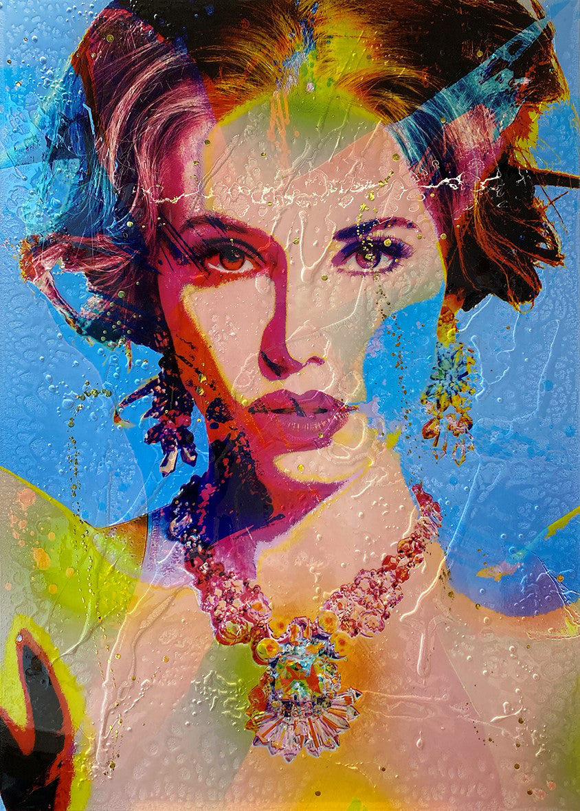 Leon Bosboom — Color Girl, acryl/epoxy op linnen