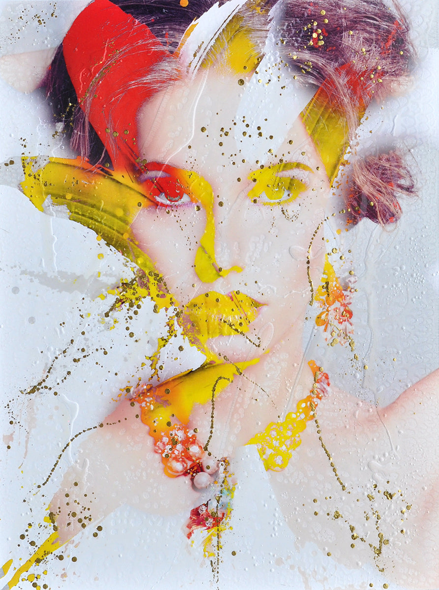Leon Bosboom — Mystery Girl, acryl/epoxy op linnen