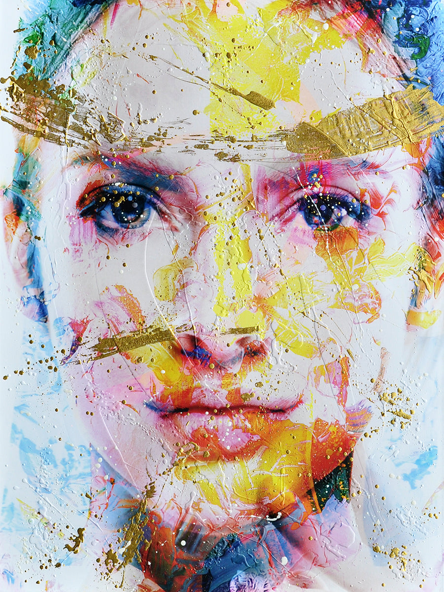 Leon Bosboom — Happy, acryl/epoxy op linnen