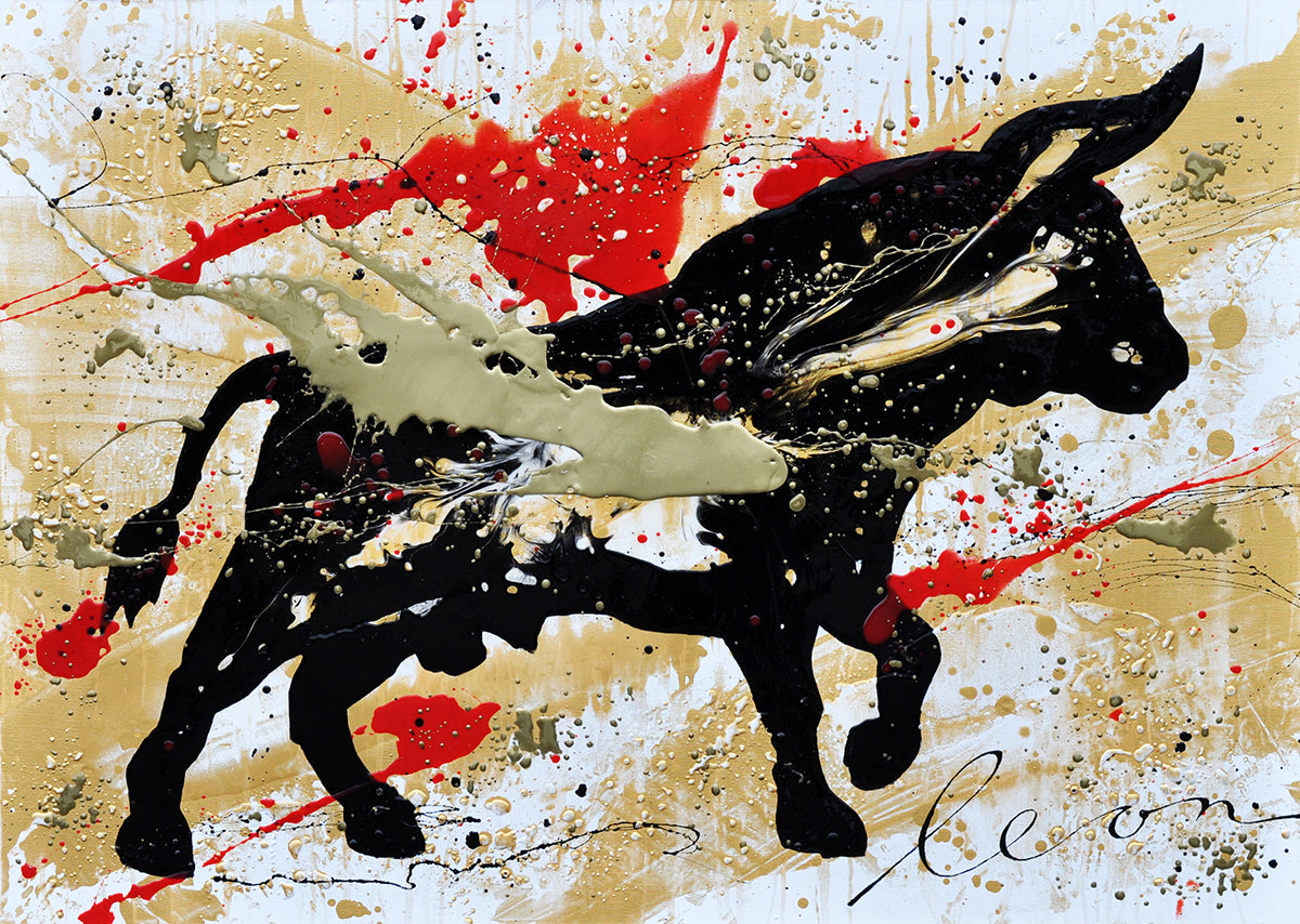 Leon Bosboom — Toro Imagination, acryl/epoxy op linnen