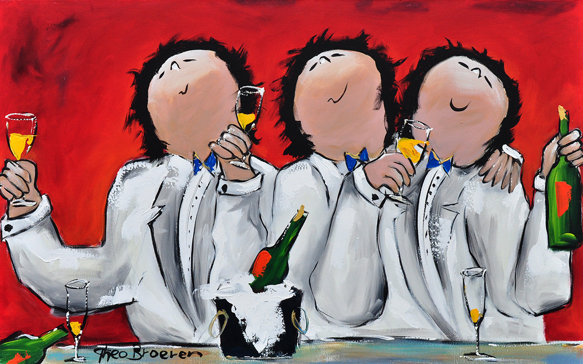 Theo Broeren — De RvC, acryl op linnen
