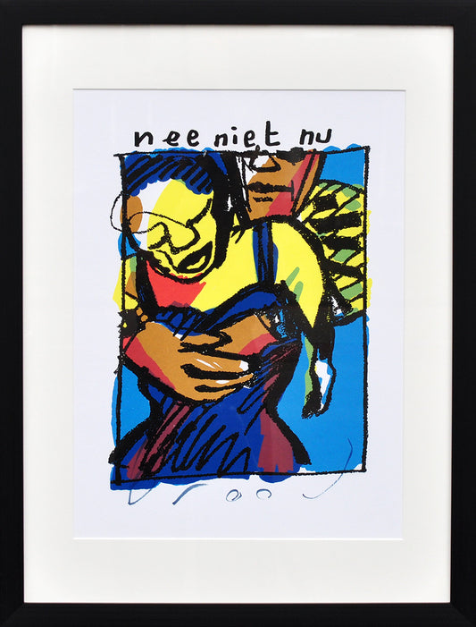 Herman Brood — Nee niet nu, zeefdruk