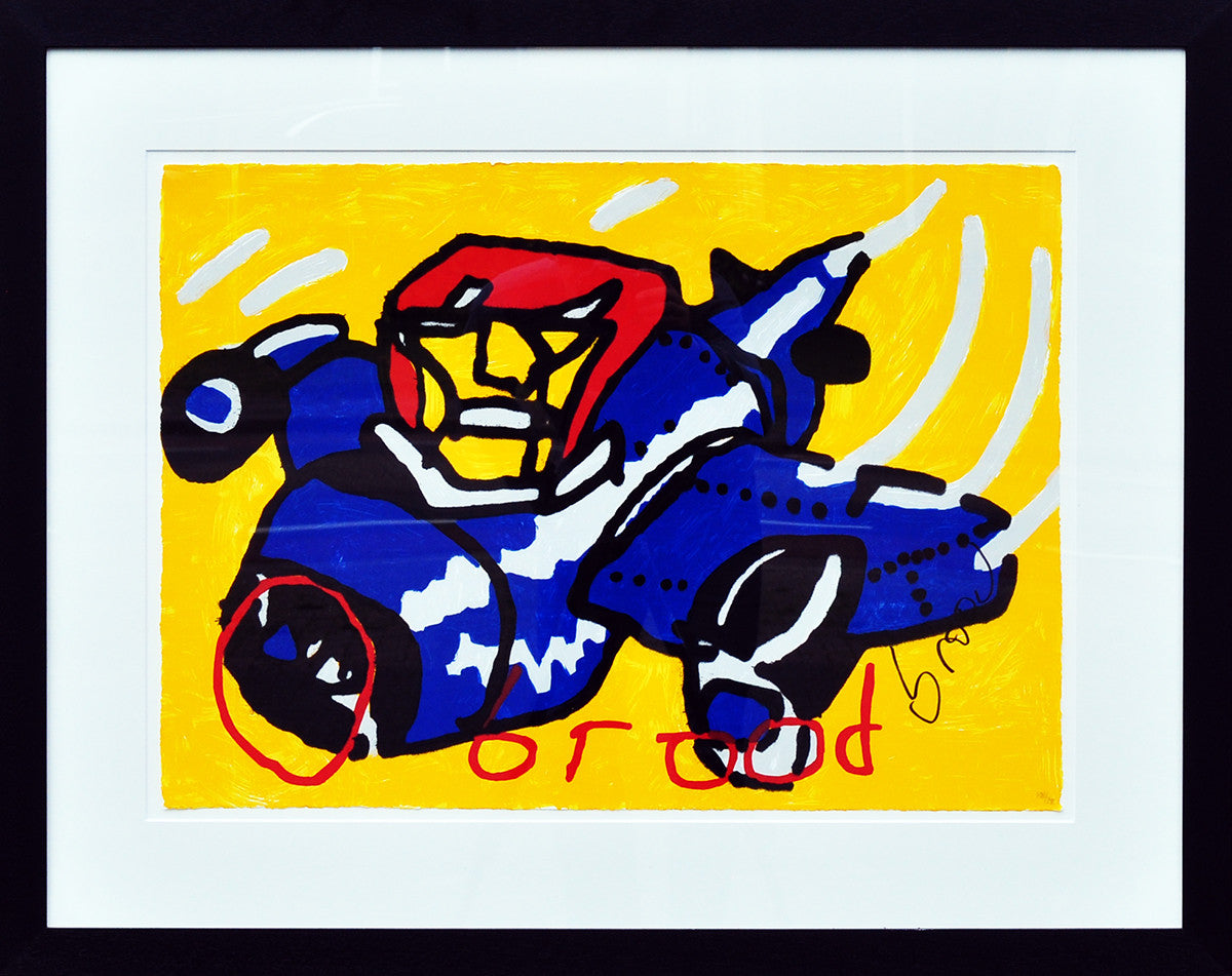 Herman Brood — Vliegtuig 2, zeefdruk