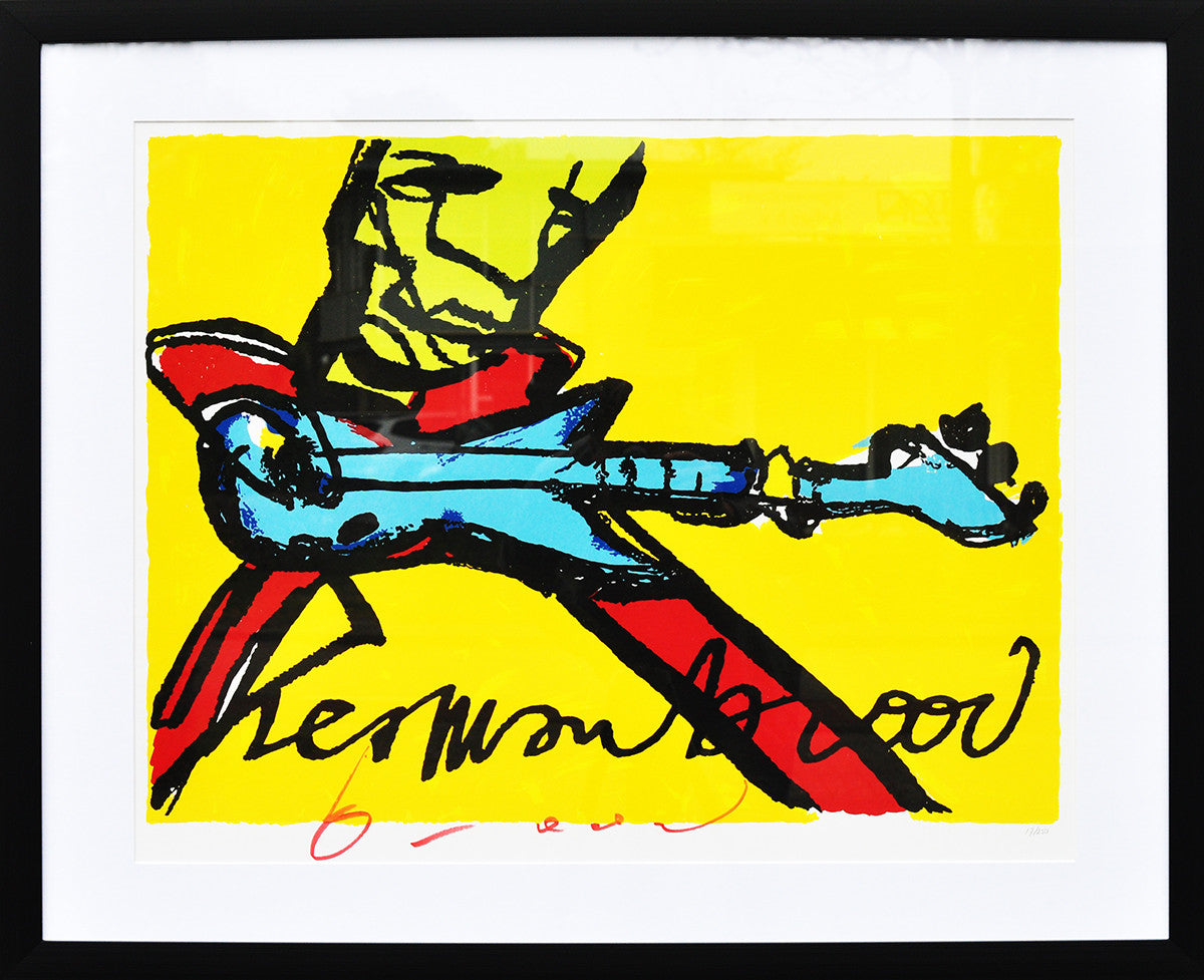 Herman Brood — Guitarman, zeefdruk