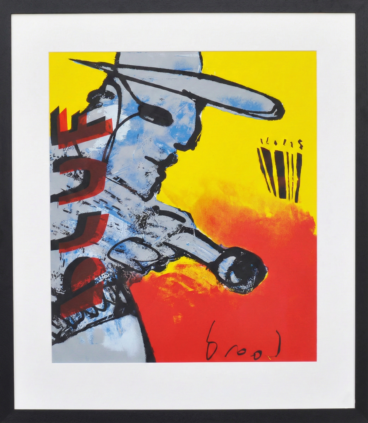 Herman Brood — Bluf, zeefdruk